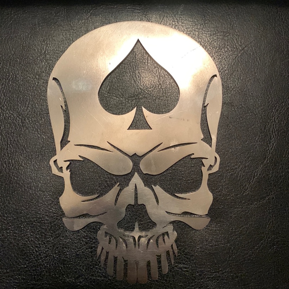 Stainless steel 304 metal skull